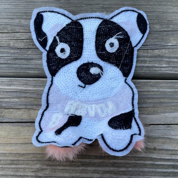 Cute Iron On Patches Dog Pom Pom Patches for Jacket Clothes Craft Embroidery - Picture 7 of 9